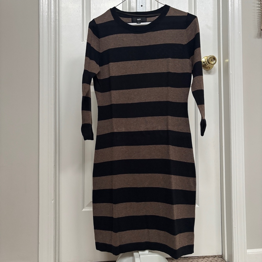 Mossimo Size S Striped Sweater Dress